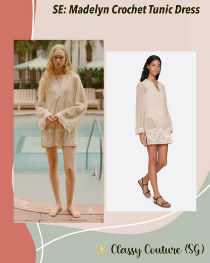 SE Madelyn Crochet Tunic Dress