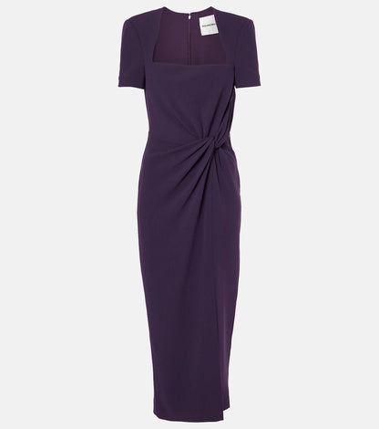 RM Gathered Cady Midi Dress