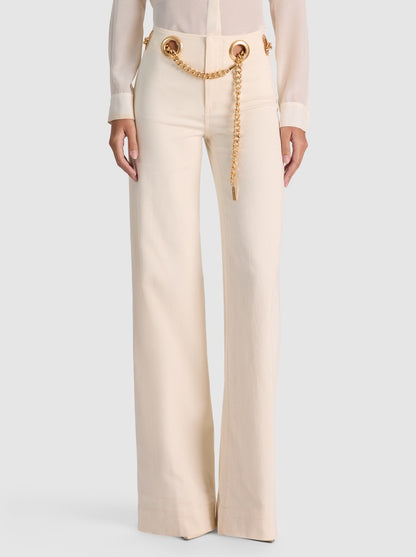 2 Colors! AO Jasper Cotton-blend Mid-Rise Jean with Chain Belt