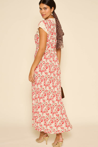 RX Amari Viscose Satin Midi Dress