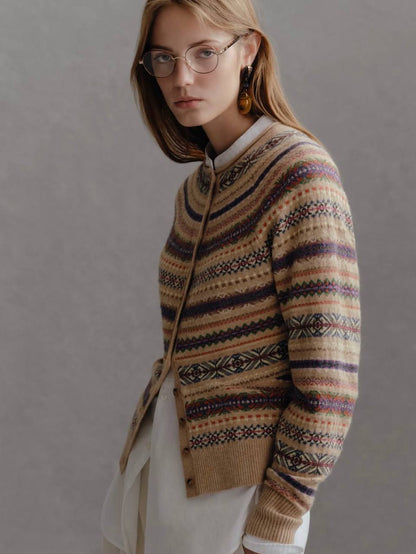 RL Fair Isle Wool Blend Cardigan