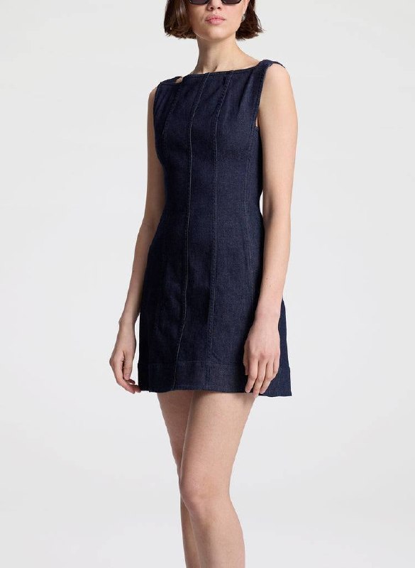 ALC The 444 Denim Mini Dress