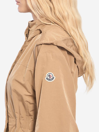 MC Nades Water-repellent Short Parka Jacket (concealed hood)