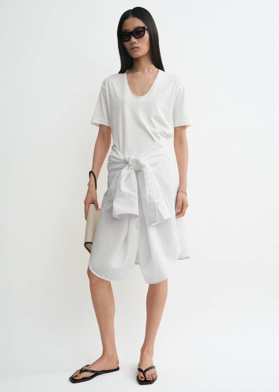 TOT Cotton Shirt | Pant | Wrap Midi Skirt | Set