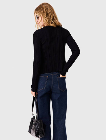 Milory Cardigan & Cami Top Cotton-blend Pointelle Knit Twinset
