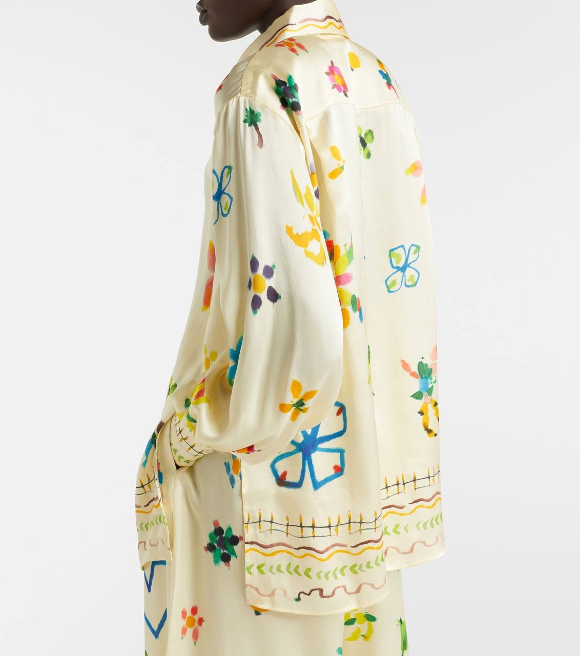 ALM Sidi Floral Silk Shirt | Pants