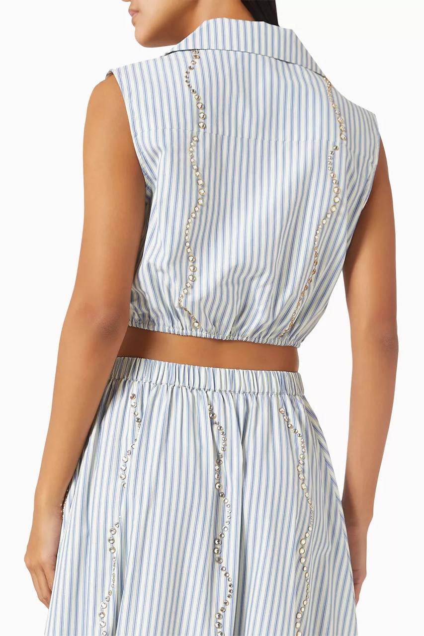 SD Lucio Crop Shirt | Lucia Midi Skirt