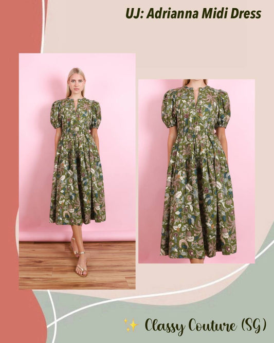 UJ Adrianna Cotton Midi Dress