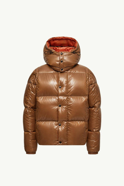 MC Men’s Parana Hooded Short Down Contrast Collar Jacket