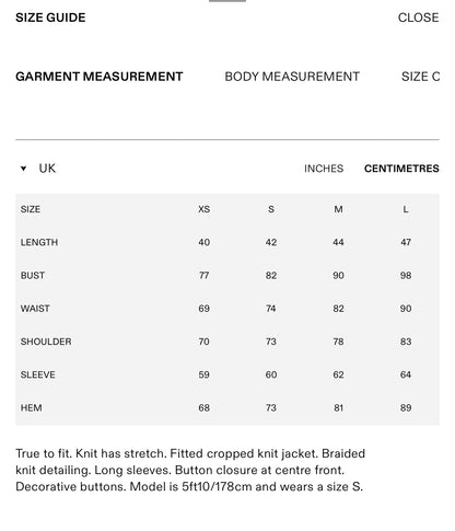 SP Yellow Wool-Alpaca Cable Knit Embellished Cropped Cardigan