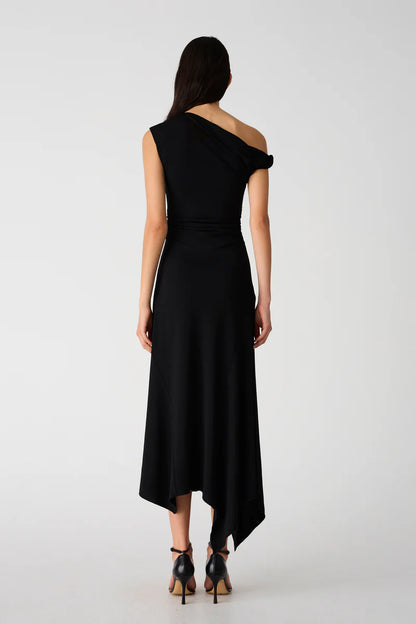 MS Alma Matte Jersey Midi Dress