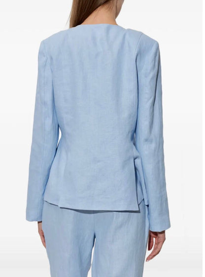 PSE Harper Linen Jacket | Vest | Capri Pants | Set