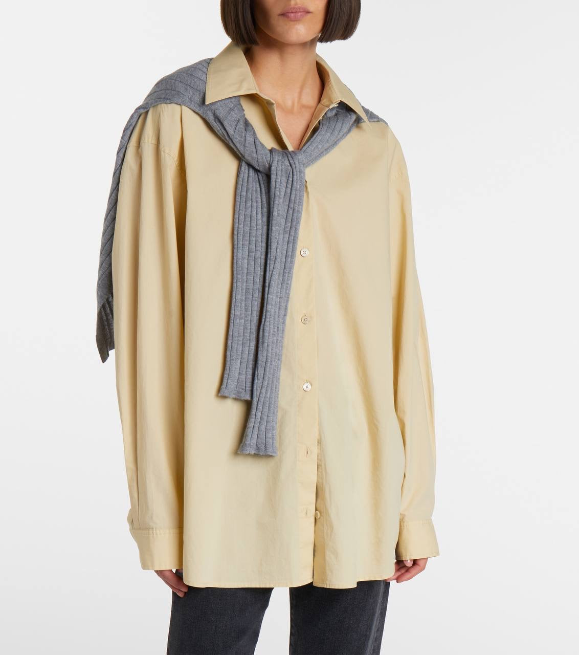 5 Colors! TOT Classic Tumbled Cotton Shirt