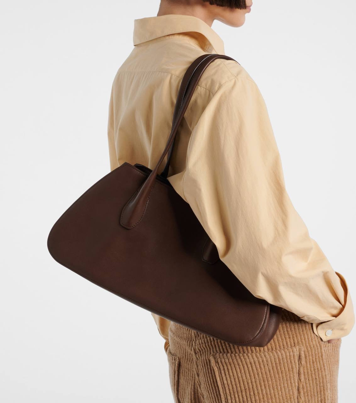 TR Alger Medium Calfskin Saddle Leather Shoulder Bag