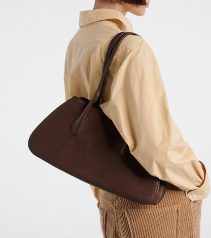 TR Alger Medium Calfskin Saddle Leather Shoulder Bag