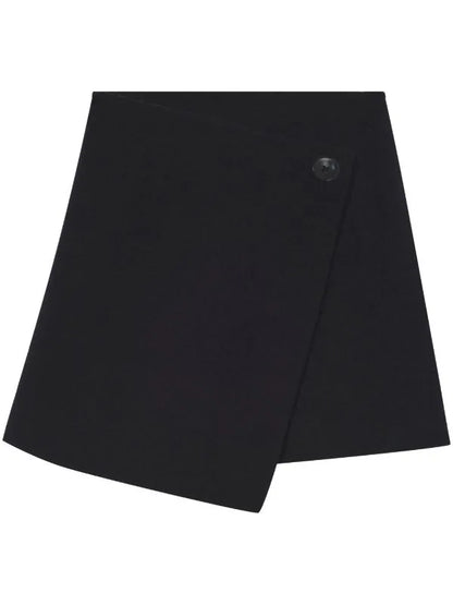 PS Reversible Melton Wrap Mini Skirt