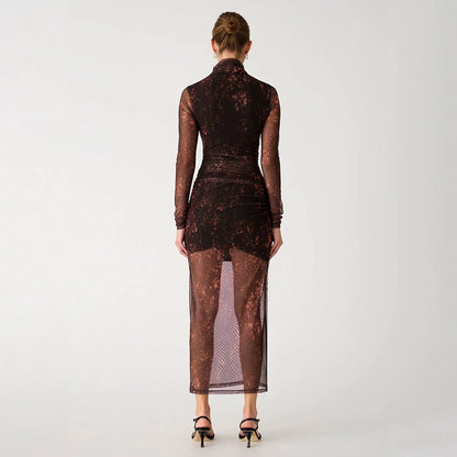MS Madigral Mesh Midi Dress