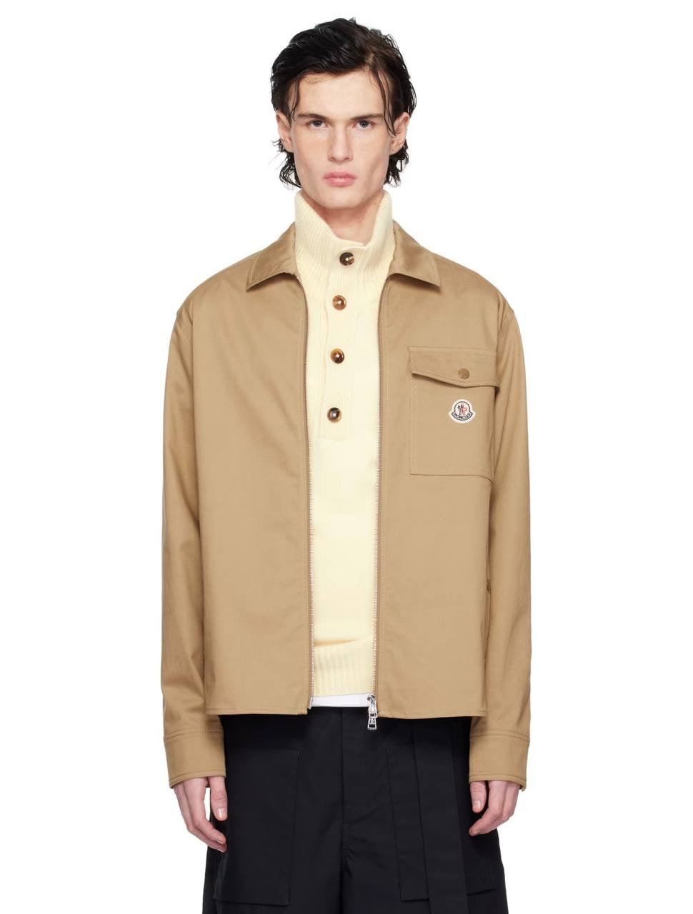 MC Men’s Cotton-blend Gabardine Shirt Jacket