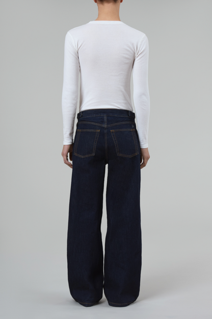 SH Buckle Cotton Jeans