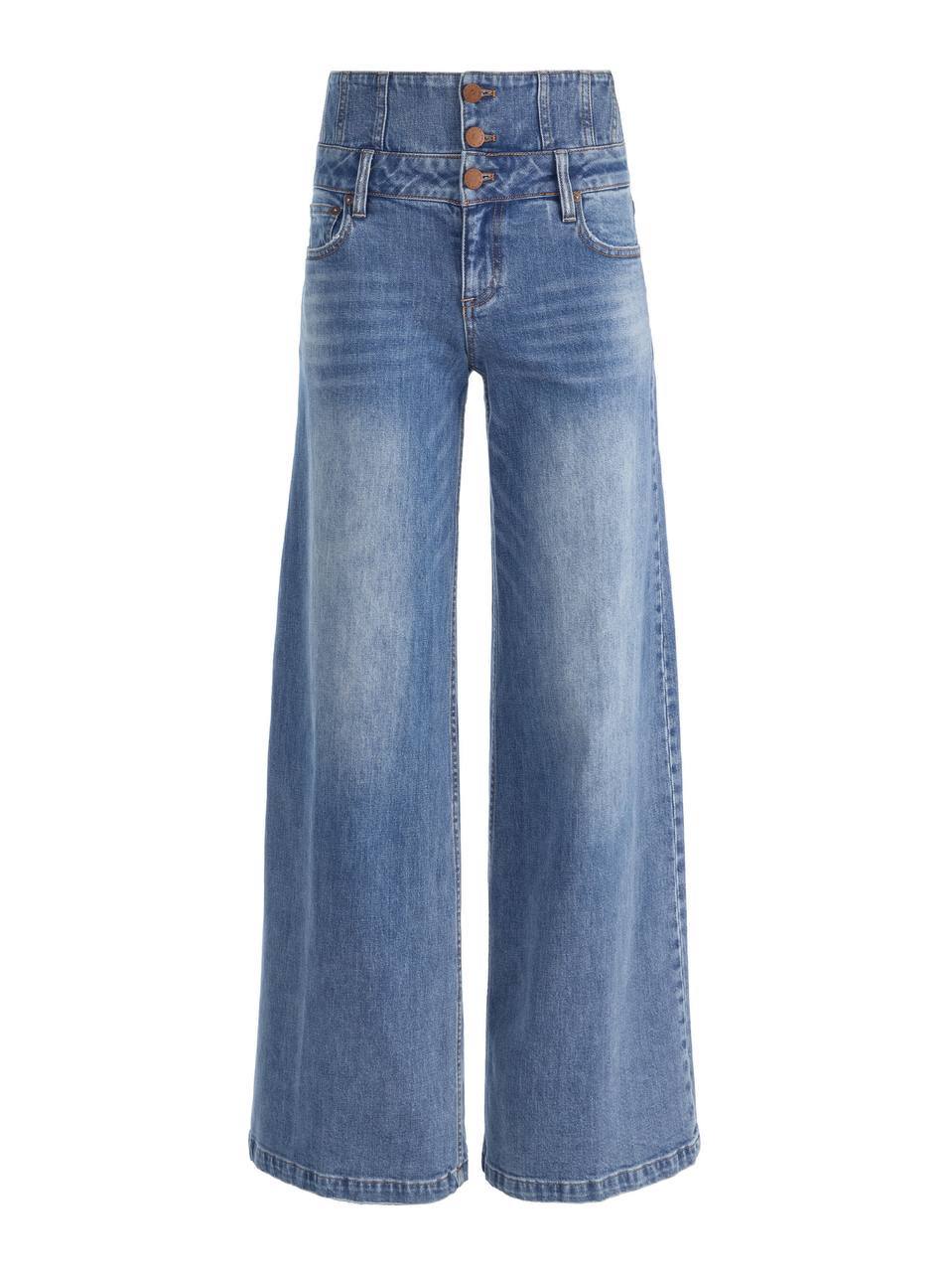 AO Whit Ultra High Button Front Jeans