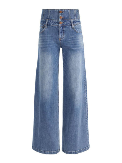 AO Whit Ultra High Button Front Jeans