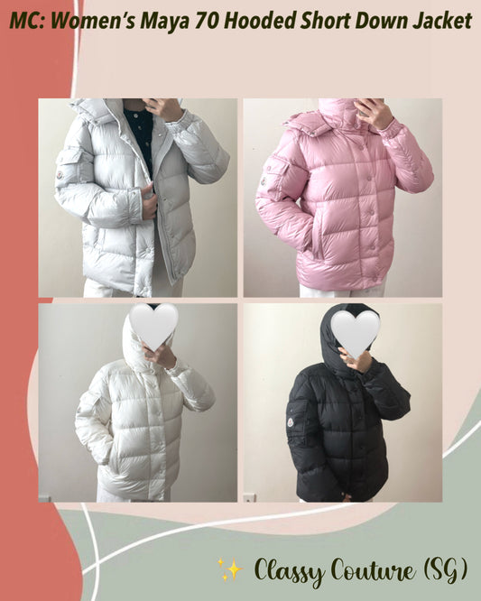 MC Women’s Maya 70 Hooded Short Down Jacket