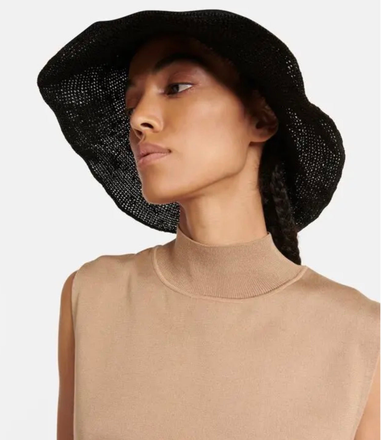 Tot Paper Straw Woven Sun Bucket Hat