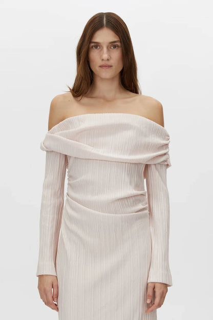 CM Shaw Off The Shoulder Midi Dress