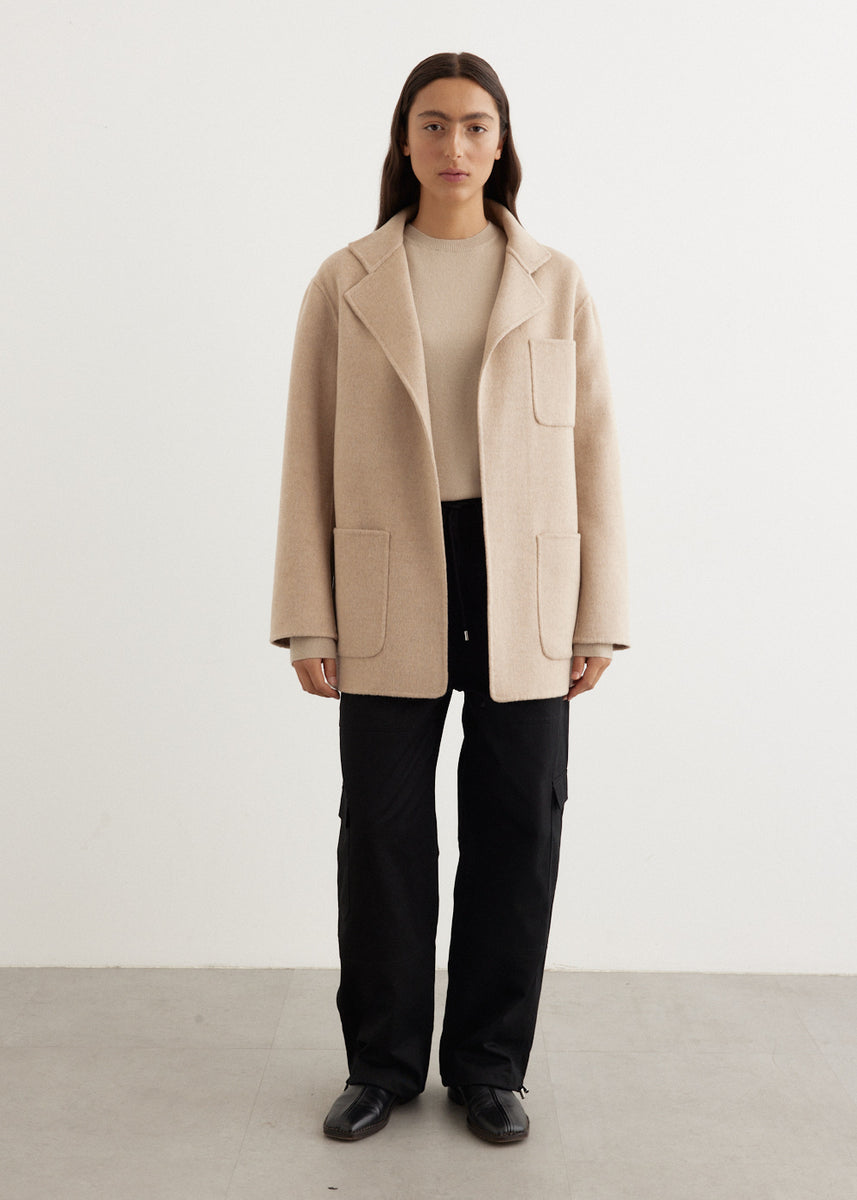 Tot Patch Pocket Double Wool Jacket