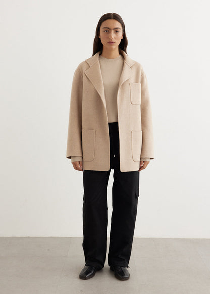 Tot Patch Pocket Double Wool Jacket