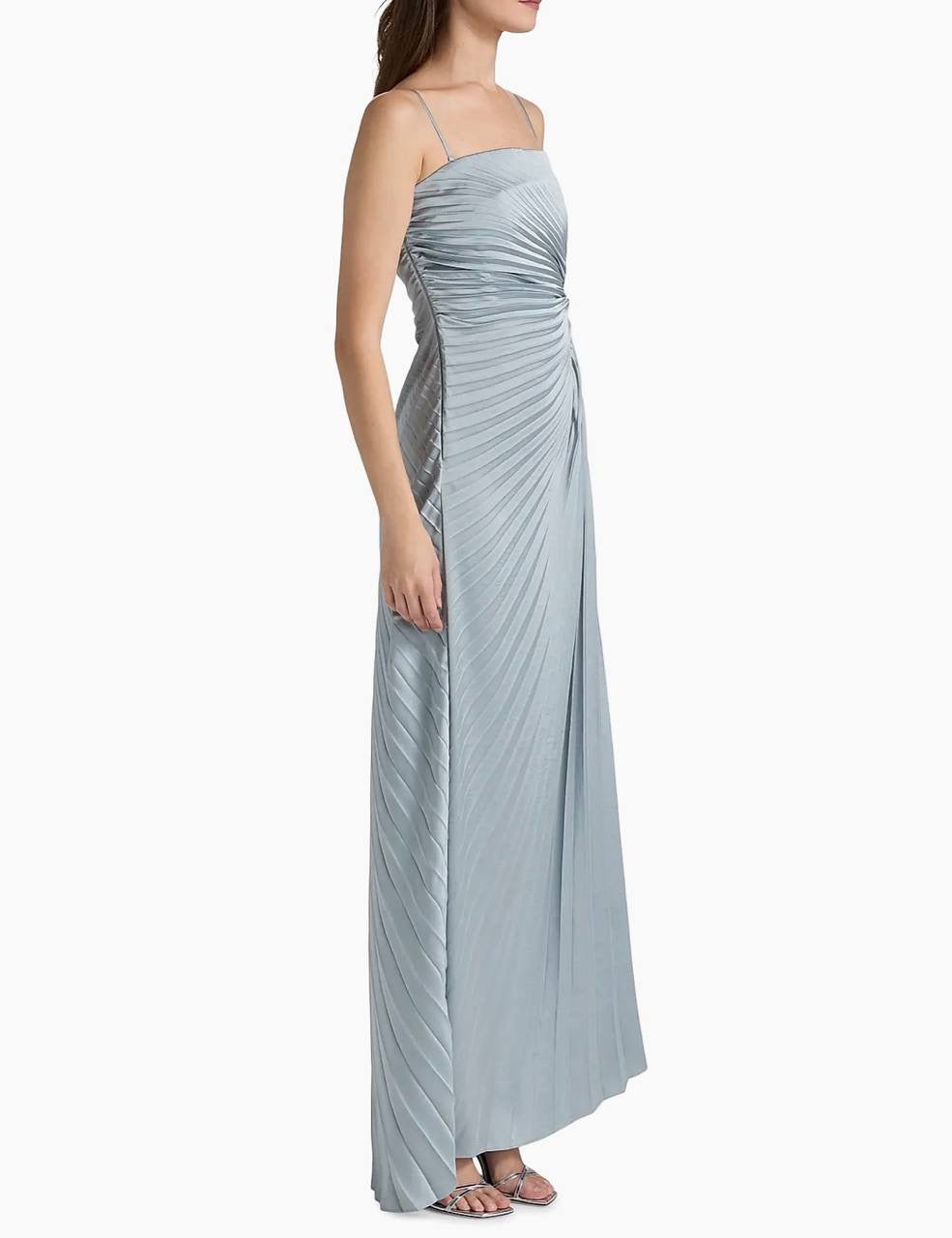 ALC Layla Strapless Pleated Gown