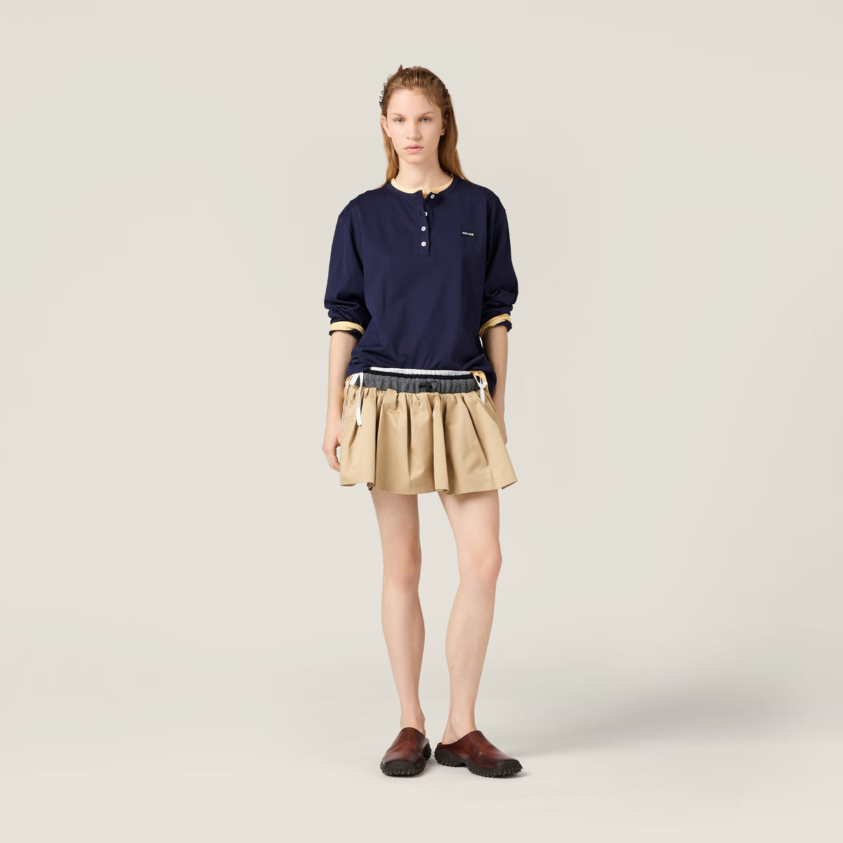 MM Navy Cream Jersey T Shirt