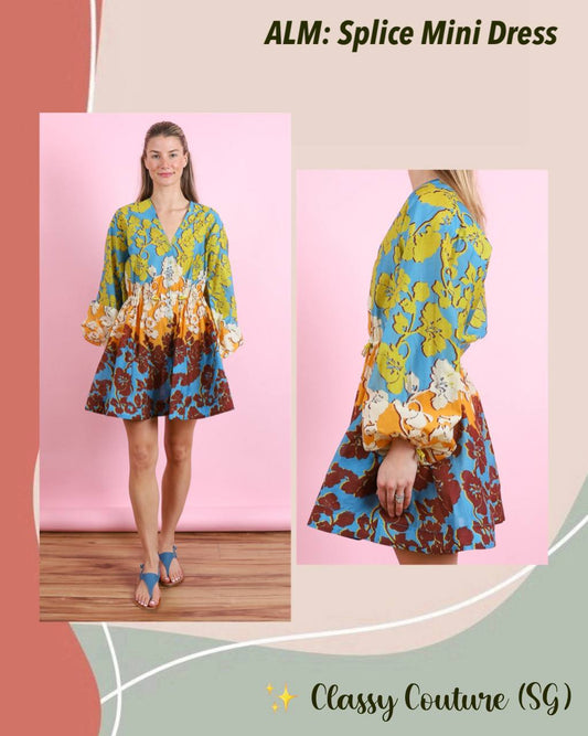 ALM Splice Mini Dress