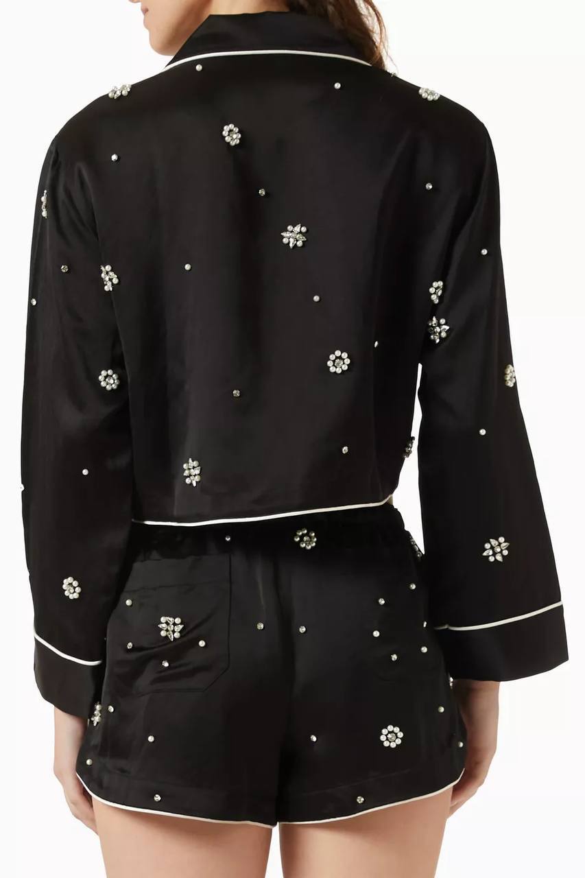 SD Nerissea Embellished Top Sorela Skirt Shorts