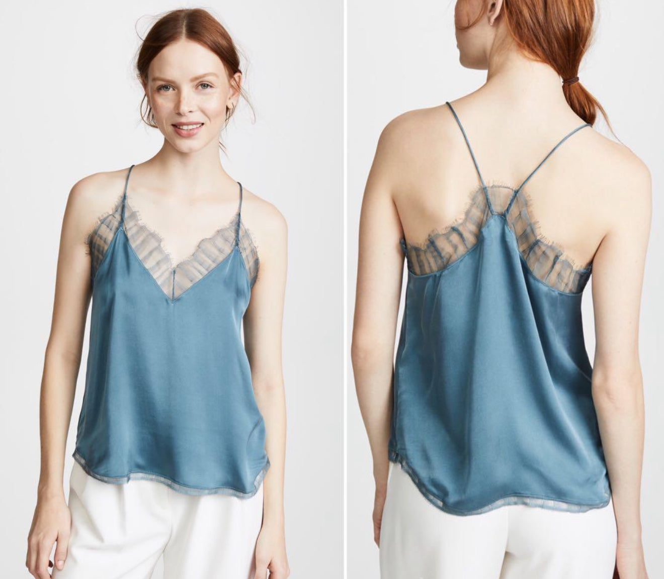 IR Berwyn Silk Lace Camisole Top