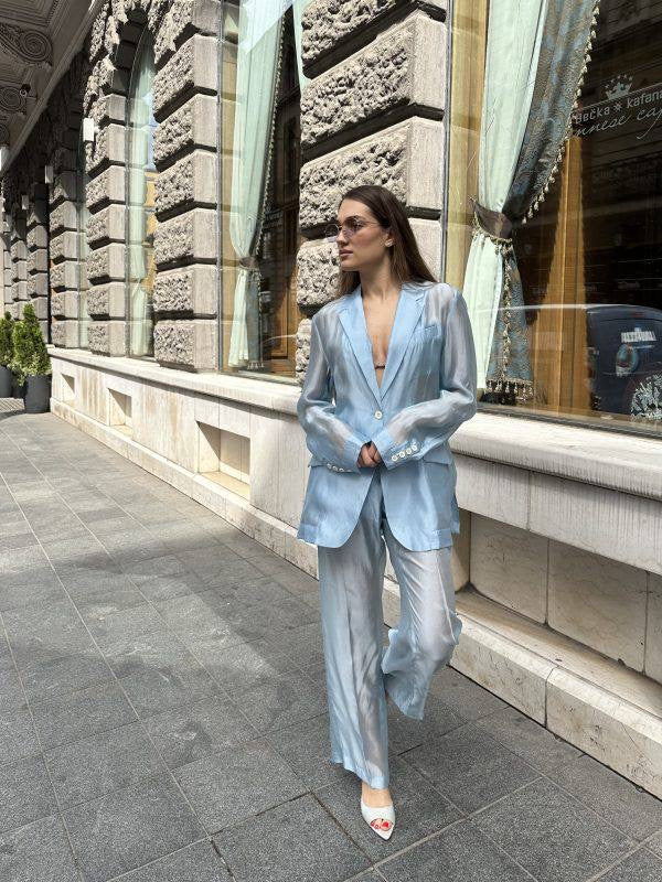 TG Gilian Blazer | Madison Shirt | Pants | Sheer Organza Set