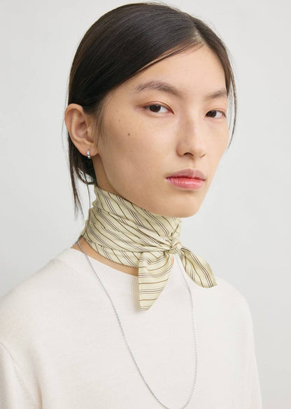 TOT: Striped Silk Scarf