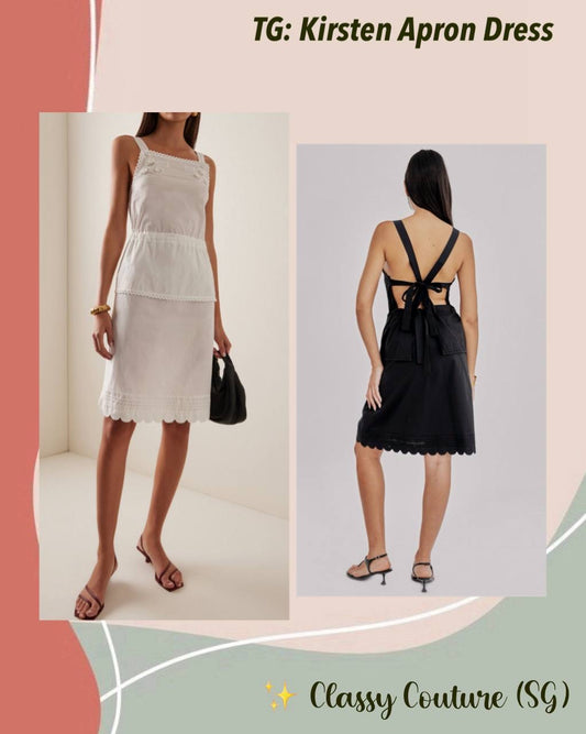 TG Kirsten Apron Cotton Mini Dress