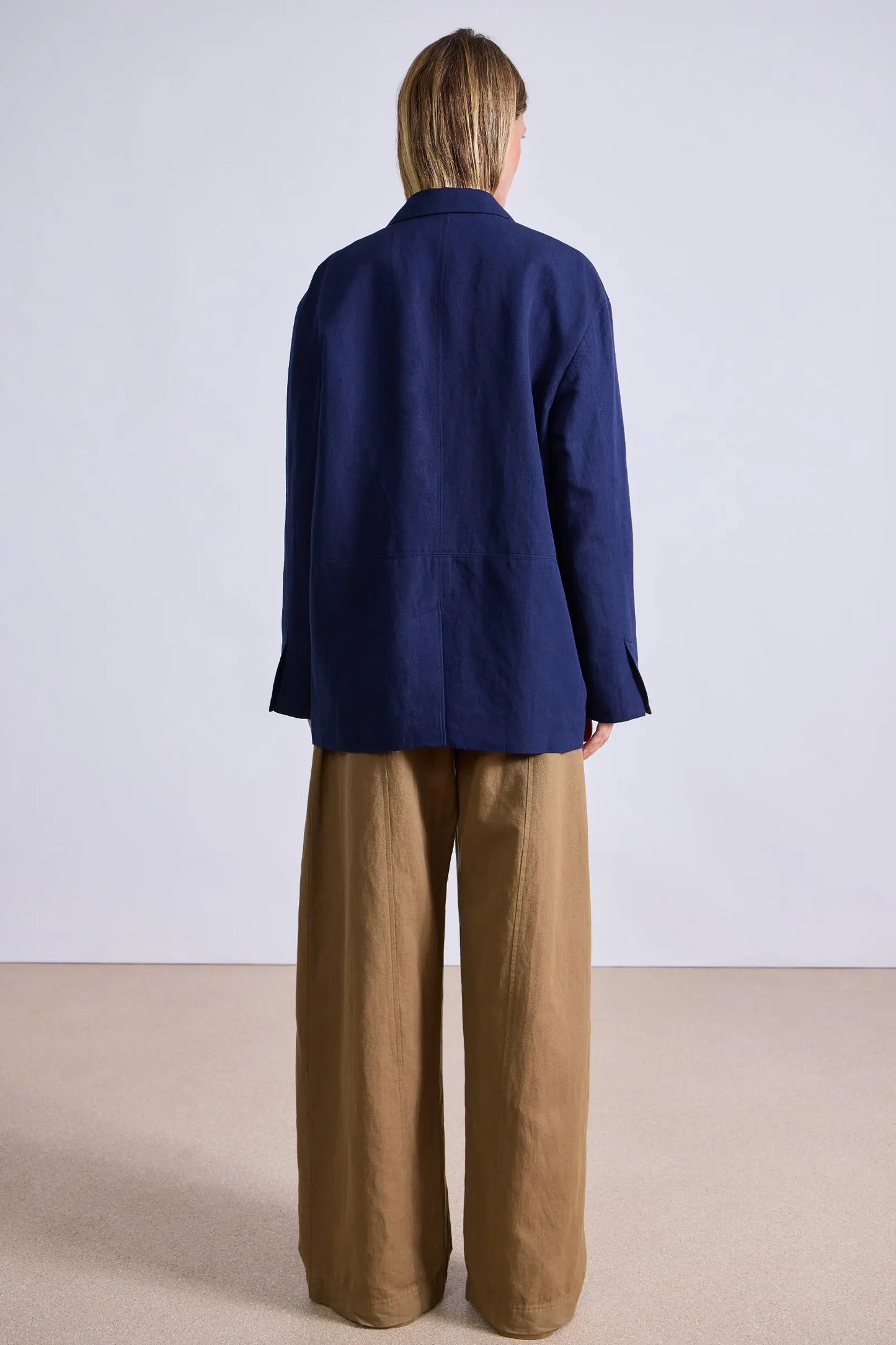 7 Colors! AA Oversized Cotton-Linen Blazer Jacket