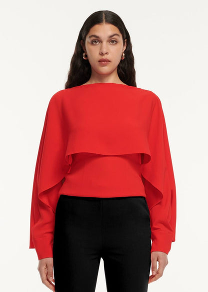 RM Long Sleeve Satin Top