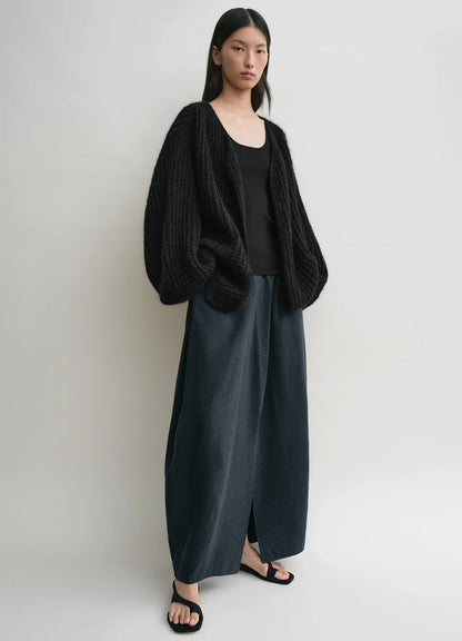 Tot Puffed Mohair-Wool Blend Cardigan