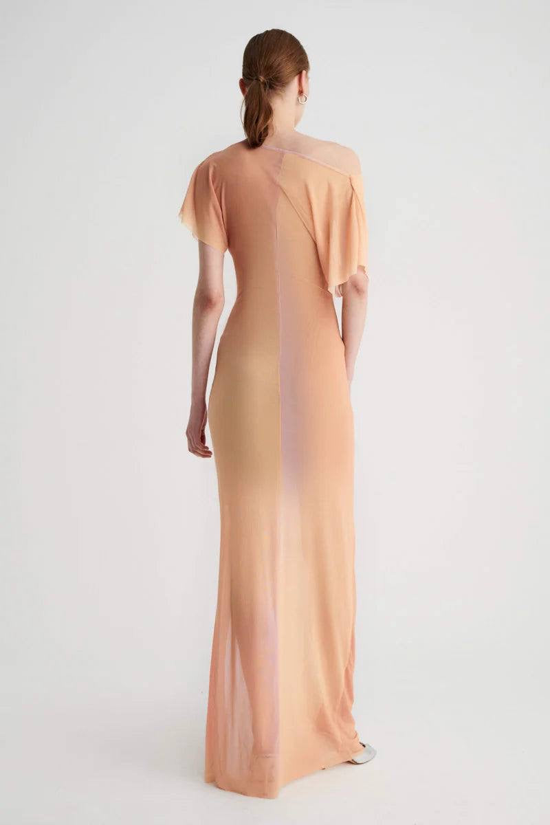 SB Venus Rouched Maxi Dress in Ombre