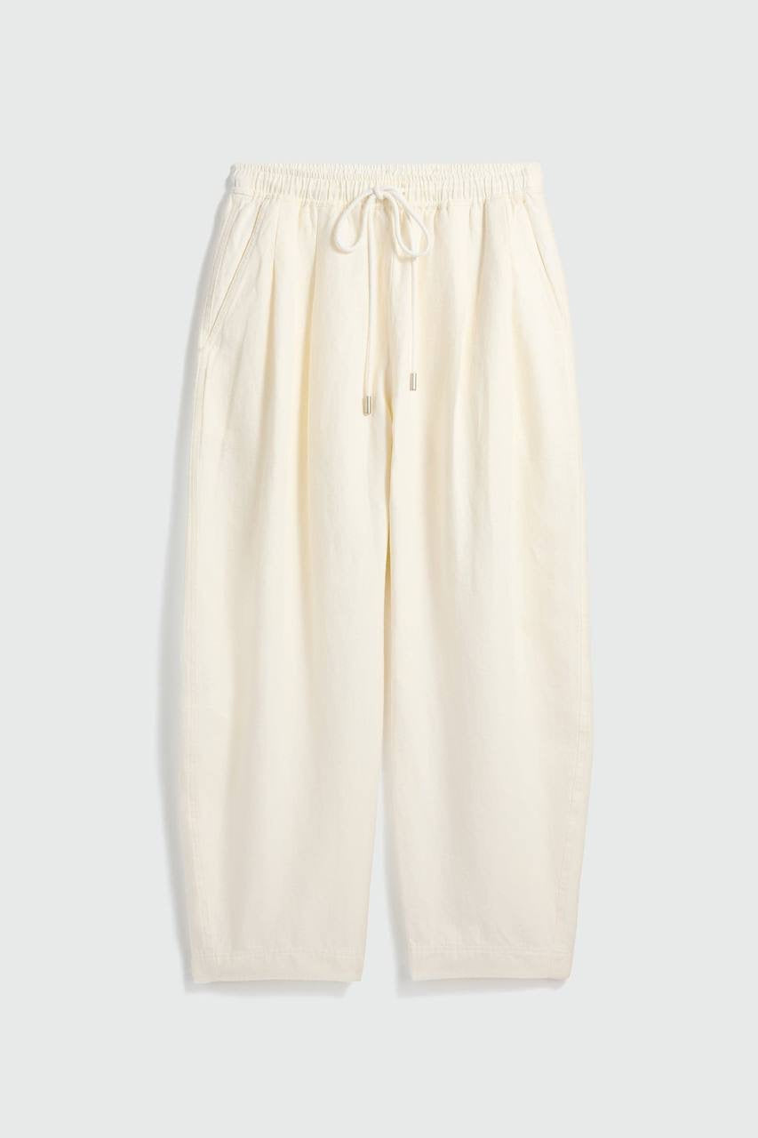 AA Everyday Pull-On Cotton-Linen Jogger Pants