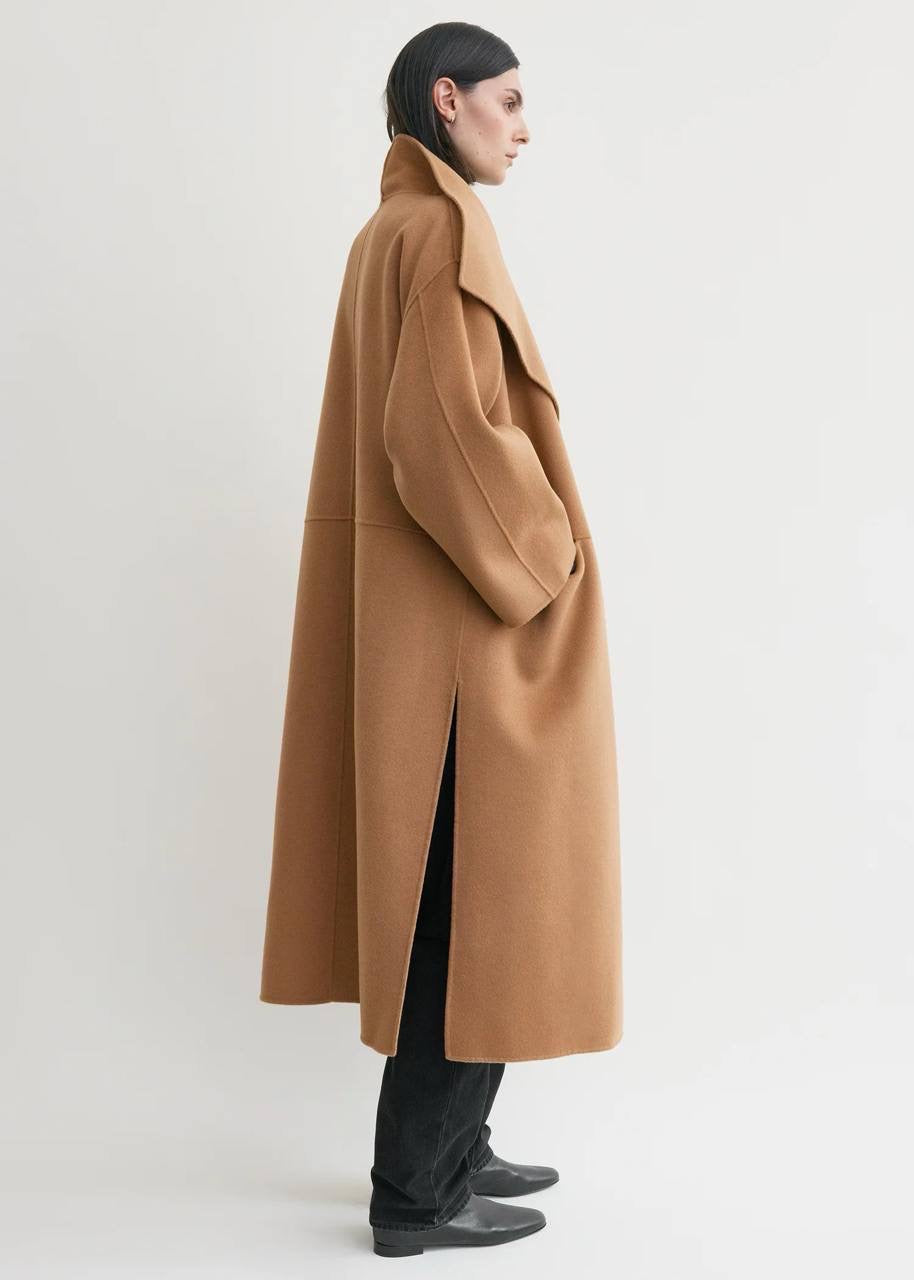 3 Colors! Tot Annecy Signature Wool-Cashmere Coat