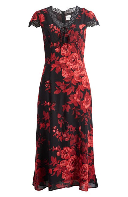 Ref Tiffie Viscose Midi Dress
