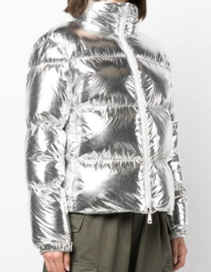 MC Meuse Metallic Silver Down Jacket