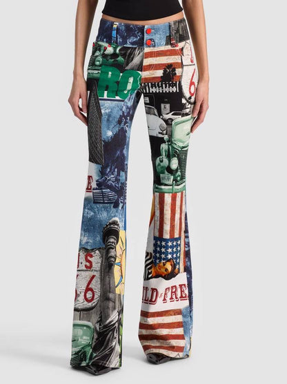 AO Kai Low Rise Printed Jeans