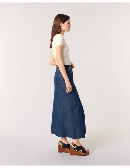 MJ Moka Rib Knit Sweetheart Shirt Top