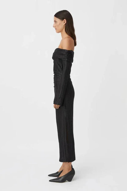 CM Shaw Off The Shoulder Midi Dress