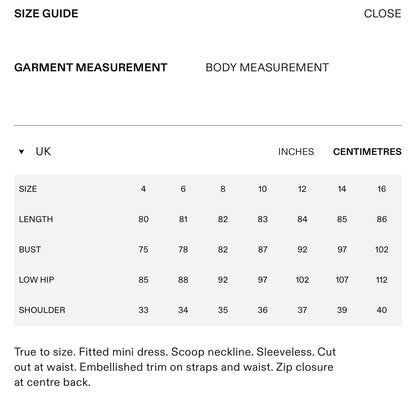 SP Cream Bow Boucle Pearl Mini Dress with Waist Cut-out